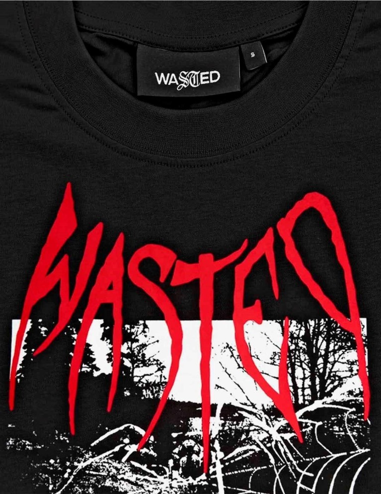 T-shirt WASTED PARIS fear tee black